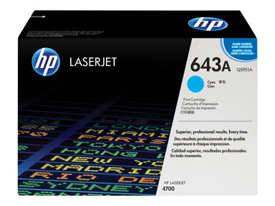 HP Toner cyan HV Color Laserjet 4700 - Q5951A