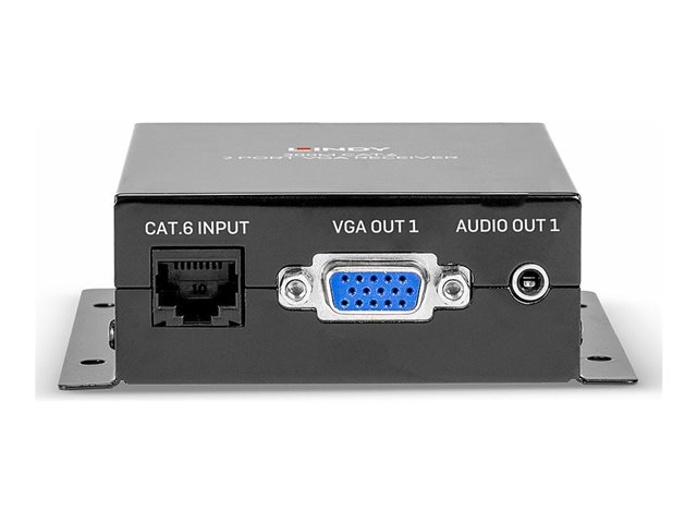 Récepteur VGA Cat.6 2 ports, 300m