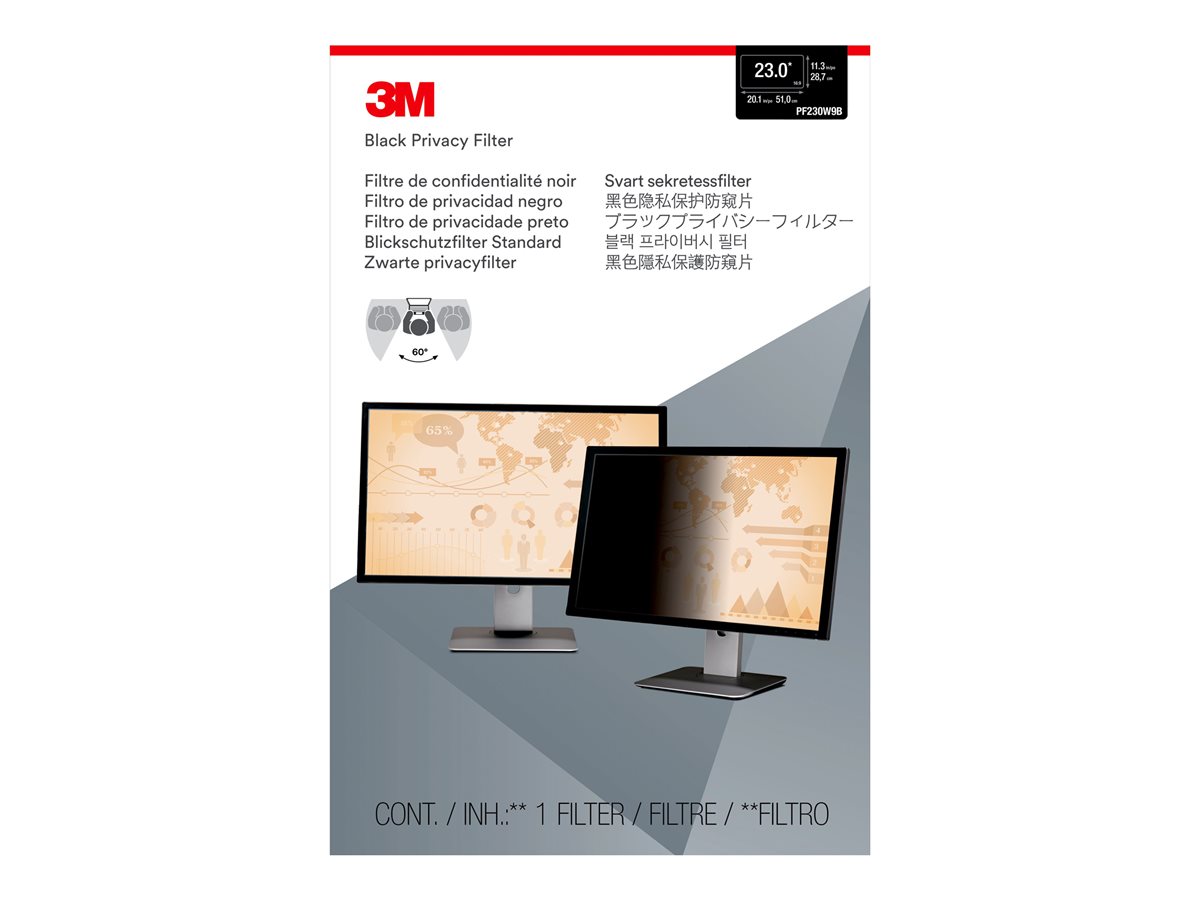 3M Bezrámový filtr filtr displeje ke zvýšení soukromí - 23" – foto 4