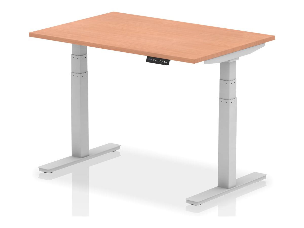 Dynamic Air Sit Standing Desk Rectangular Beech