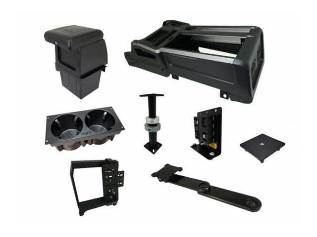 Havis VSX - Mounting kit (adapter plate, console box, arm rest, cup holder, dashboard mount, printer mount, 8-position fuse block, pole mount kit)