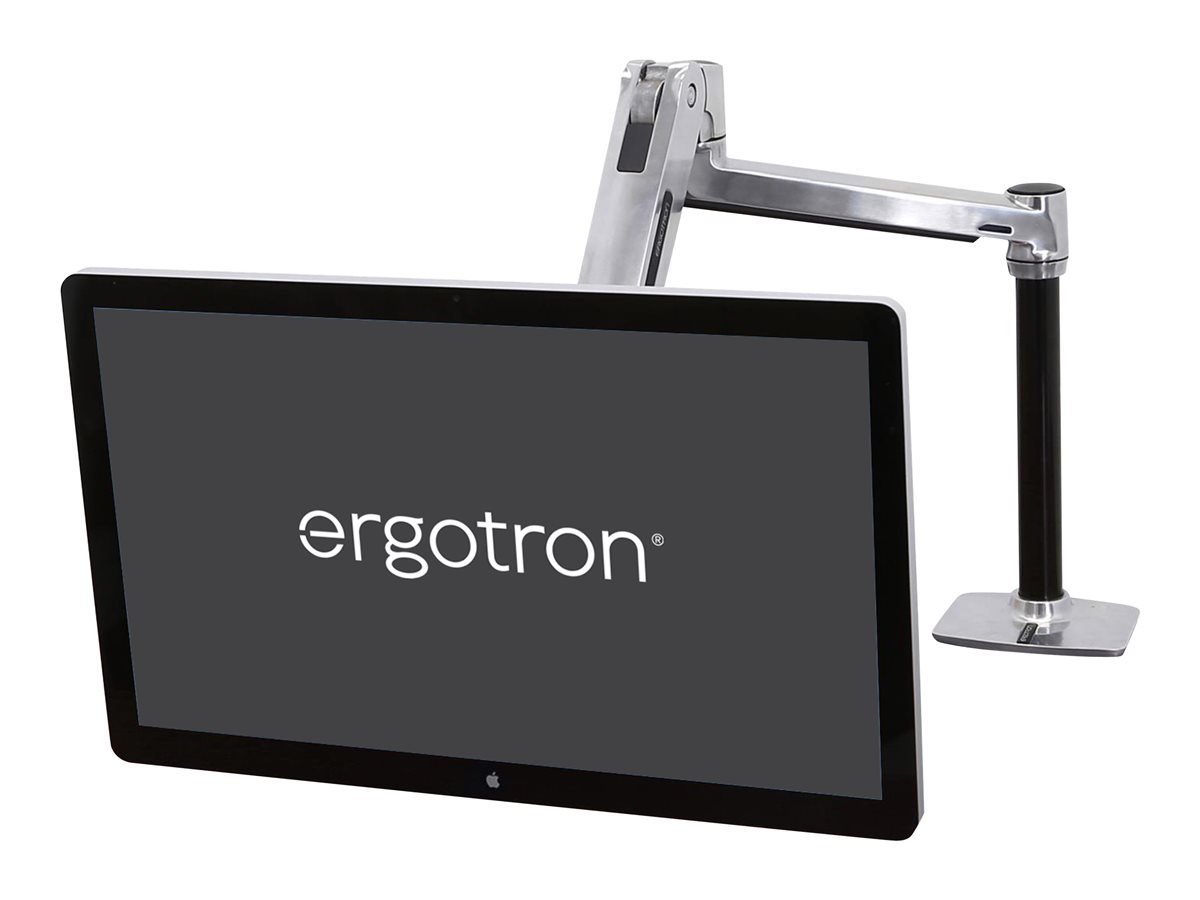 Ergotron LX HD Sit-Stand montážní sada - Technologie konstantní síly - pro Displej LCD - leštěný hliník – foto 2