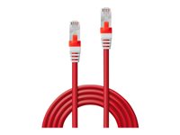 LINDY S/FTP Cat.6A Cable Red 2m