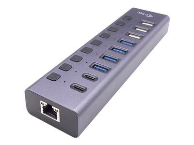 I-TEC USB 3.0/USB-C 9Port HUB + GLAN - CACHARGEHUB9LAN