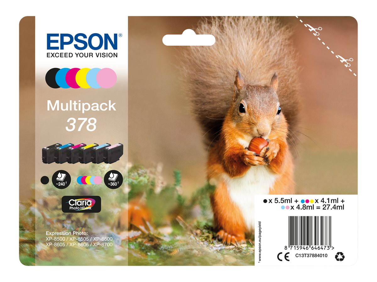 EPSON 1LB Multipack 378 Squirrel