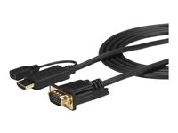 StarTech.com HDMI to VGA Cable – 6ft 2m - 1080p – Active Conversion – HDMI to VGA Adapter Cable for Your VGA Monitor / Display (HD2VGAMM6) Video transformer