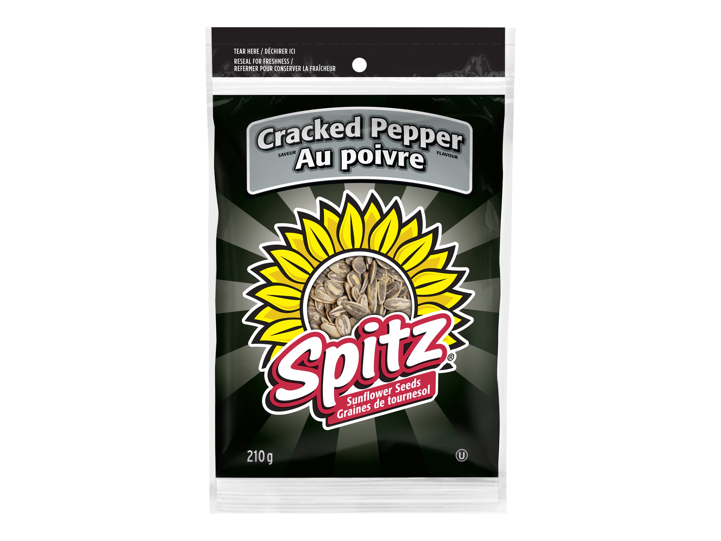 Spitz Sunflower Cracked Pepper 210g