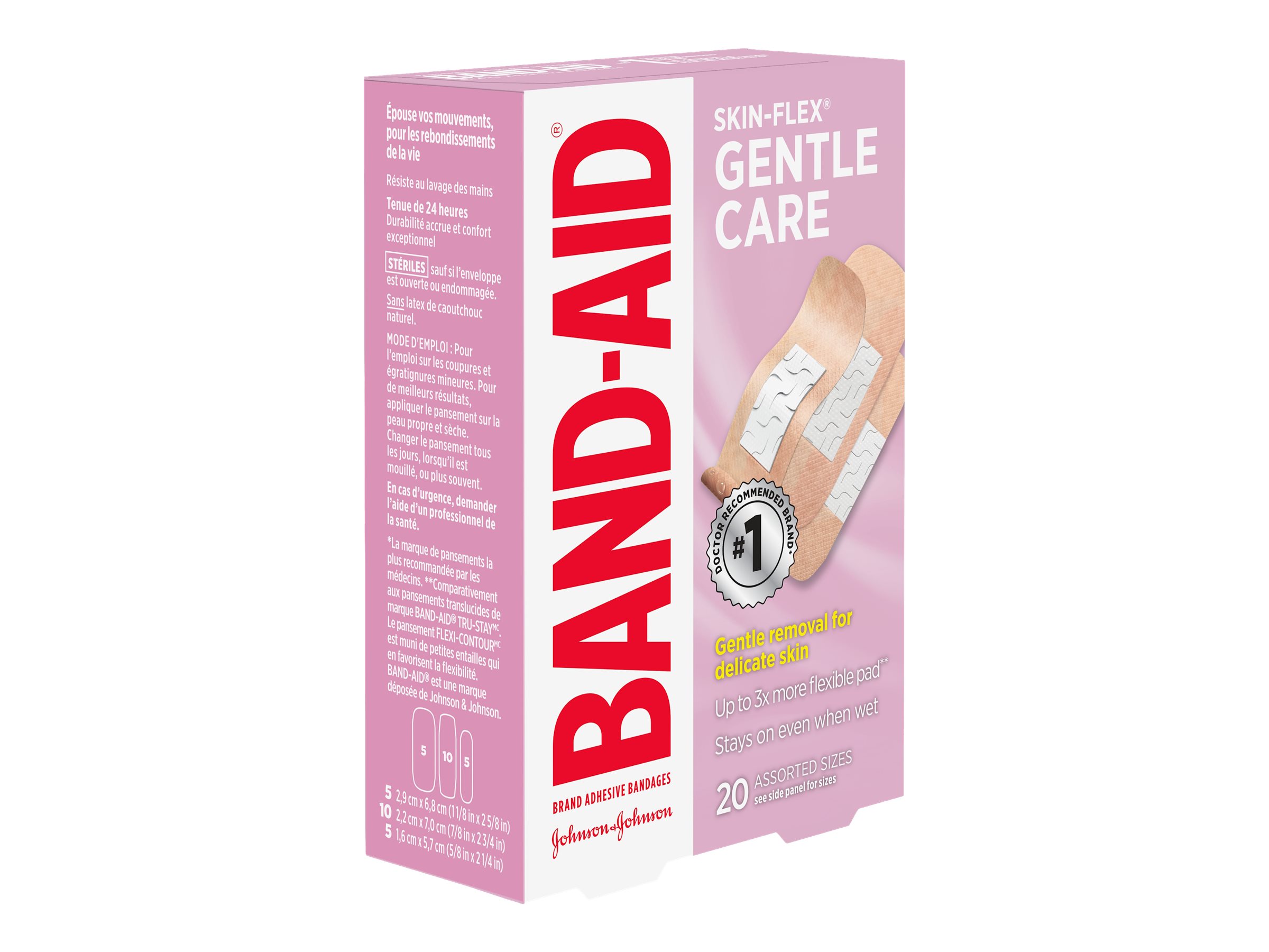 Band-Aid Skin-Flex Brand Adhesive Bandages Value Pack 60 Assorted