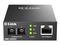D-Link DMC G02SC - fibre media converter - 1GbE