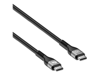 Manhattan USB-C to USB-C Cable (240W), 2m, Male to Male, Black, 480 Mbps (USB 2.0), Extended Power Range (EPR) charging up to 240W (Note additional USB-C 240W wall charger needed), Lifetime Warranty, Polybag