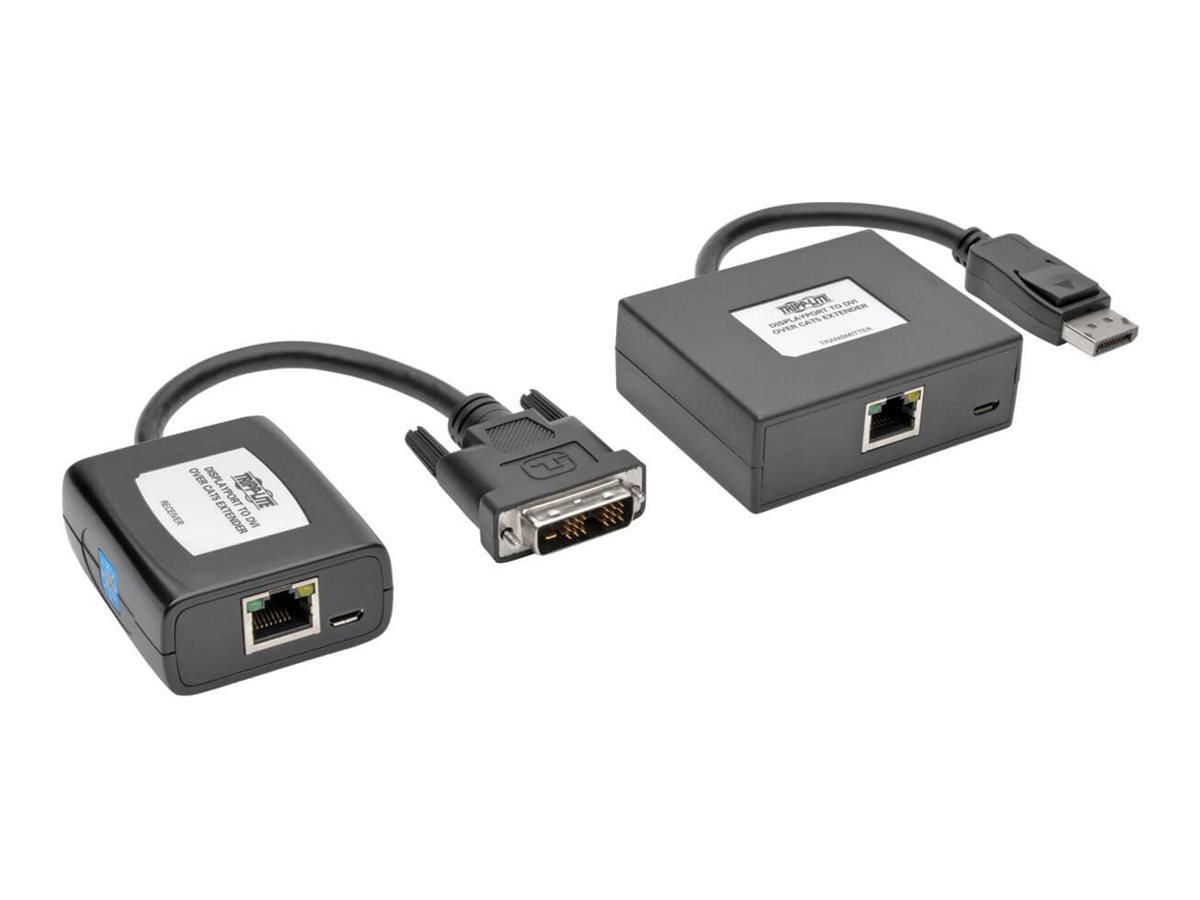 Tripp Lite DisplayPort DVI Over Cat5/6 Active Video Extender Transmitter Receiver
