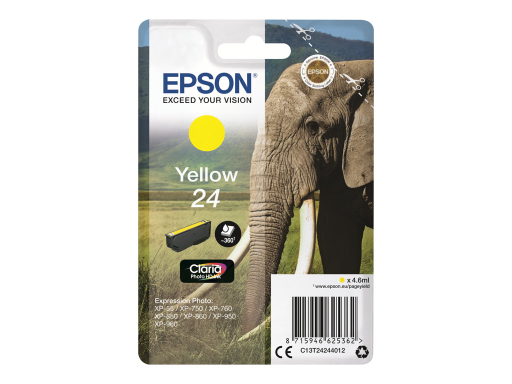 EPSON 3LB 24 yellow ink BLISTER w/s
