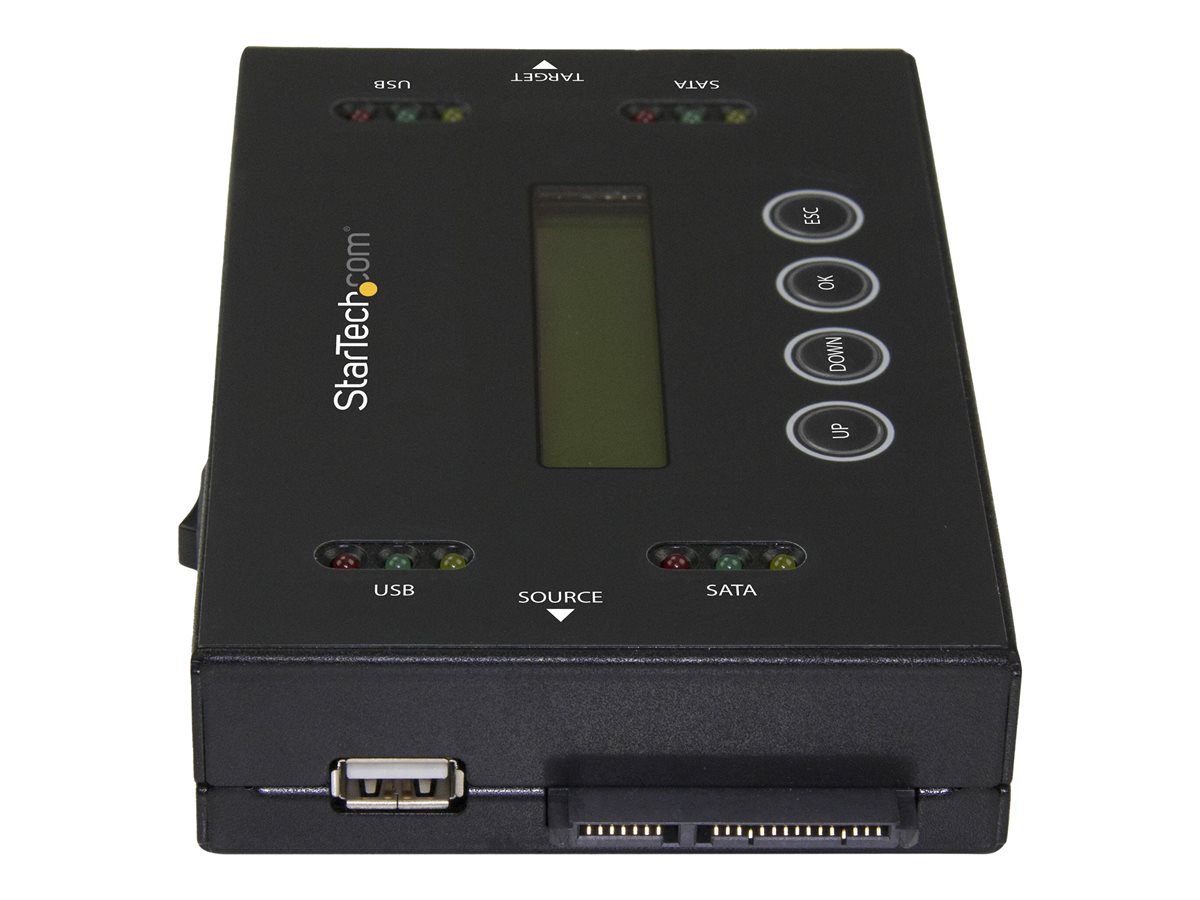 StarTech.com Drive Duplicator & Eraser for USB Flash Drives & 2.5 / 3.5" SATA SSDs/HDDs- 1:1 duplication plus cross-interface - Standalone (SU2DUPERA11) - hard drive / USB drive duplicator – foto 4