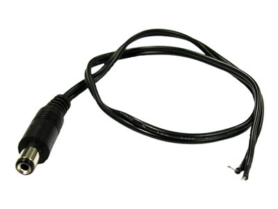 B&B - Power cable - bare wire to DC jack (M)