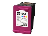HP 651 Farve (cyan, magenta, gul) 300 sider