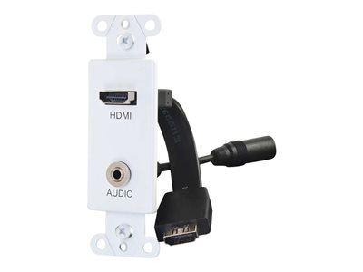 DECORA  HDMI PIGTAIL AND 3.5MM WHITE