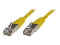 MicroConnect CAT 6 Foldet uskærmet snoet par (F/UTP) 25cm Netværkskabel Gul