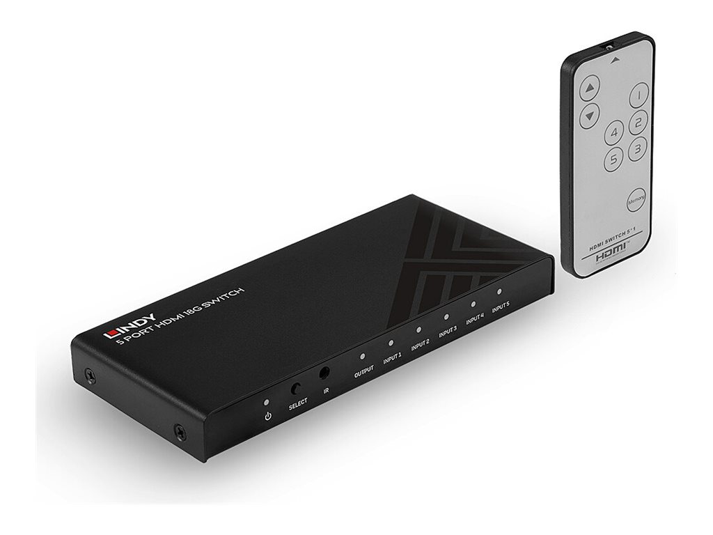 Switch HDMI 5 ports, 18G