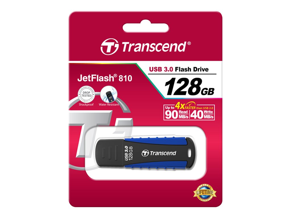 TRANSCEND 128Go Clé USB 3.1 Gen 1 - Anti