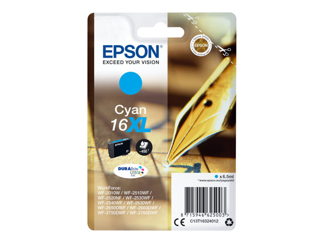 EPSON 1LB Singlepack Cyan 16XL w/s