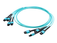 AddOn 10m MPO OM4 Aqua Trunk Cable