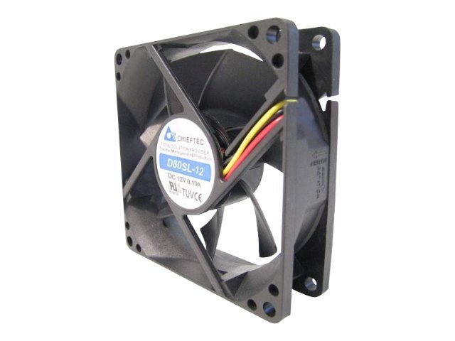 CHIEFTEC 80x80x25mm lodīšu gultņa PWM ventilators