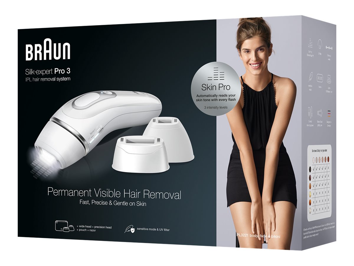 Braun Silk Expert Pro 3 IPL Hair Removal System PL3011 Online at Best Price, IPL Hair Remover