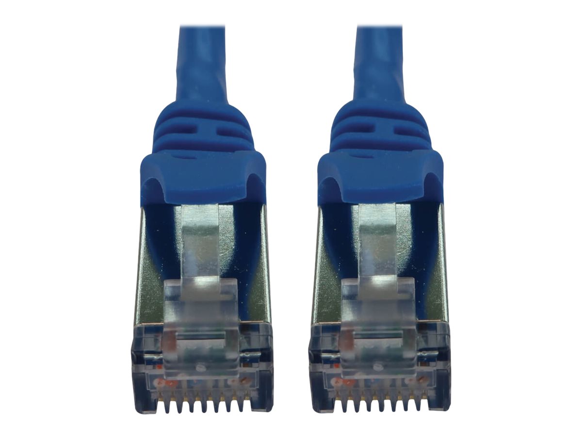 Tripp Lite Cat6a 10G Snagless Shielded Slim STP Ethernet Cable (RJ45 M/M), PoE, Blue, 15 ft. (4.6 m)...