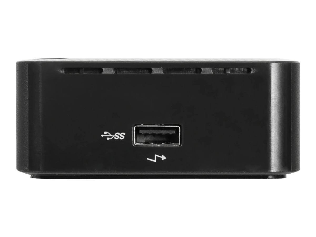 Targus Universal DV4K docking station USB-C 3.2 Gen 2 / Thunderbolt 3 2 x HDMI 2 x DP Product shot Left side 77700