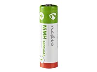 Nedis AA type Batterier til generelt brug (genopladelige) 2600mAh
