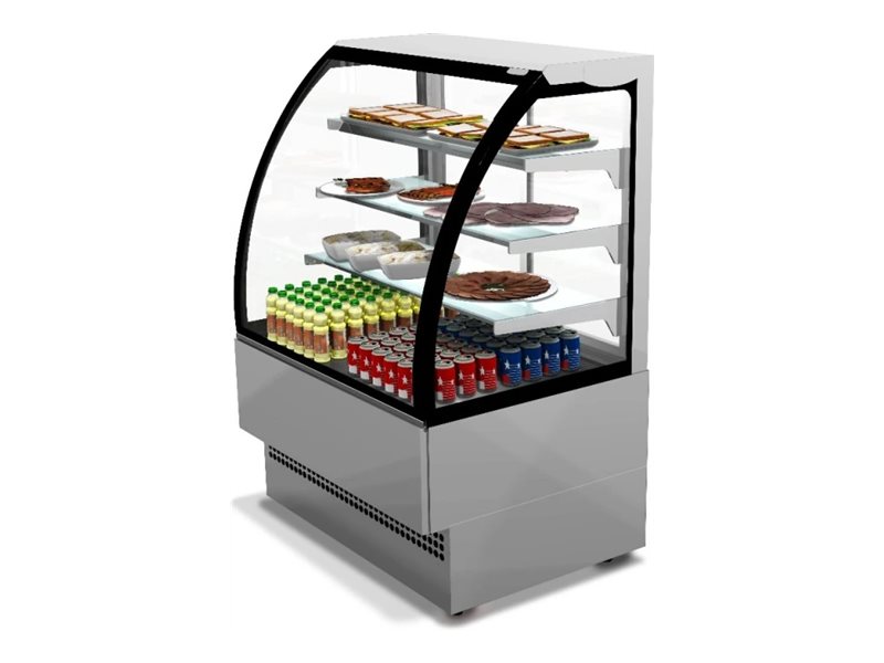 Sterling Pro Green EVO150-SS-R290A - refrigerator - display - freestanding - stainless steel