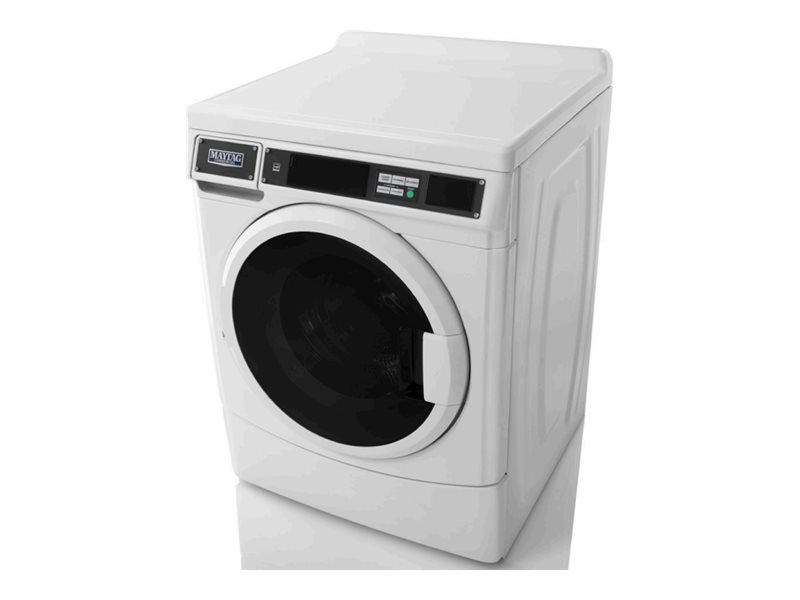 Maytag Commercial MHN33PRTGW washing machine - front loading - freestanding
