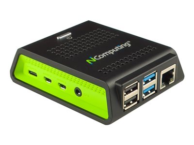 NComputing RX-series RX420 (HDX) Thin client USFF 1 BCM2711 / 1.5 GHz RAM 2 GB no HDD 