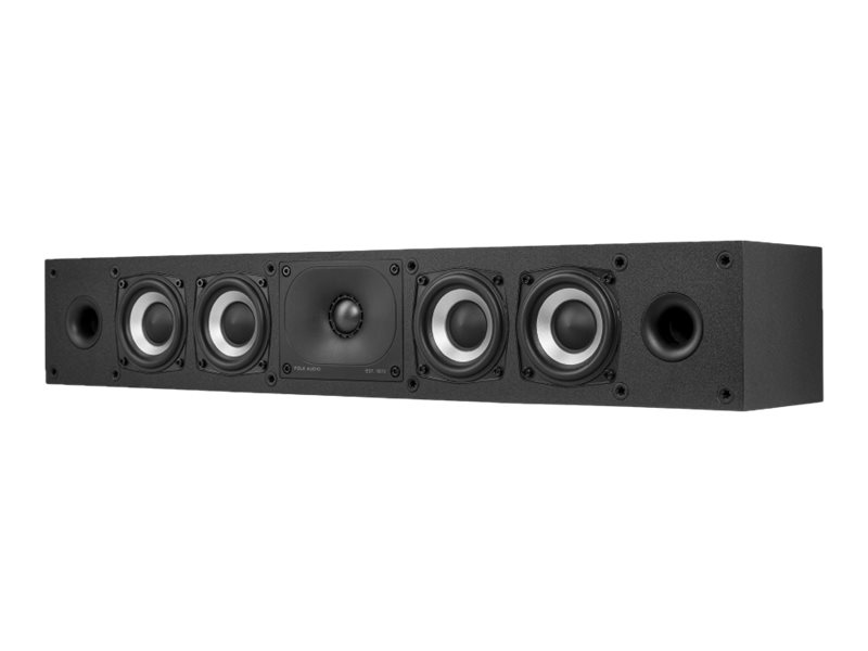 Polk High-Resolution Centre Channel Speaker - Black - Monitor XT35