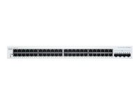 Cisco Business 220 Series CBS220-48T-4X - switch - 48 ports - smart - rack-mountable