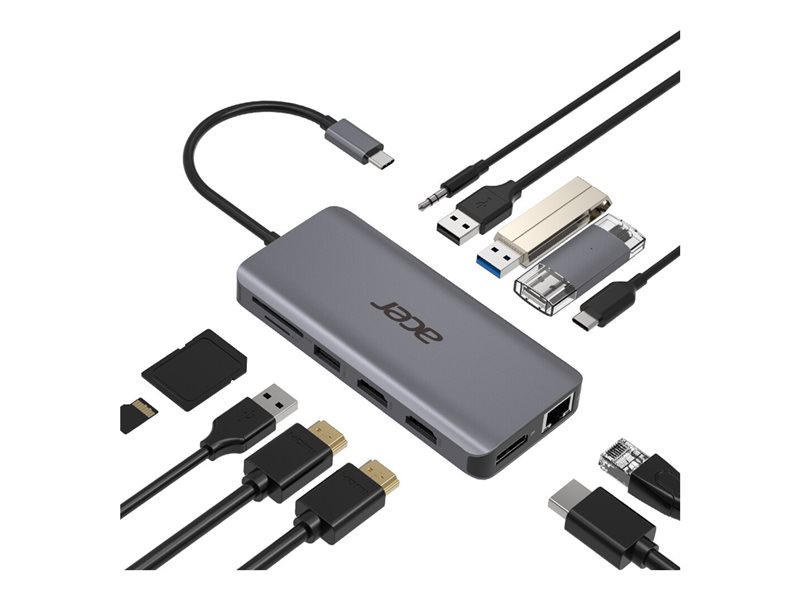 ACER 12-IN-1 TYPE-C DONGLE 2xUSB3.2 2xUS