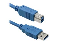 Qoltec USB 3.0 USB-kabel 2m Blå