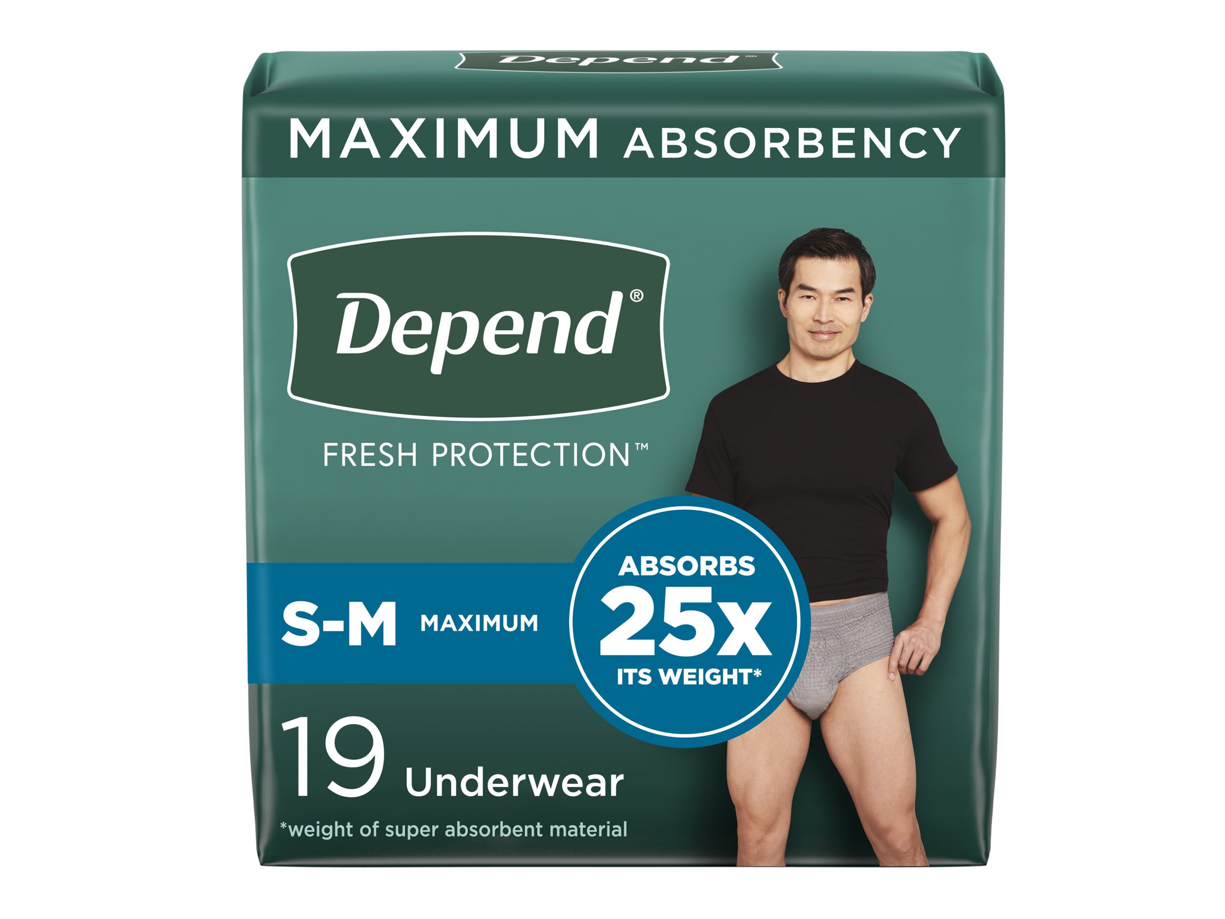 Depend FIT-FLEX Incontinence Underwear for Men