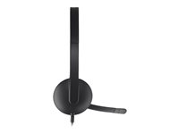 LOGI H340 USB Headset black