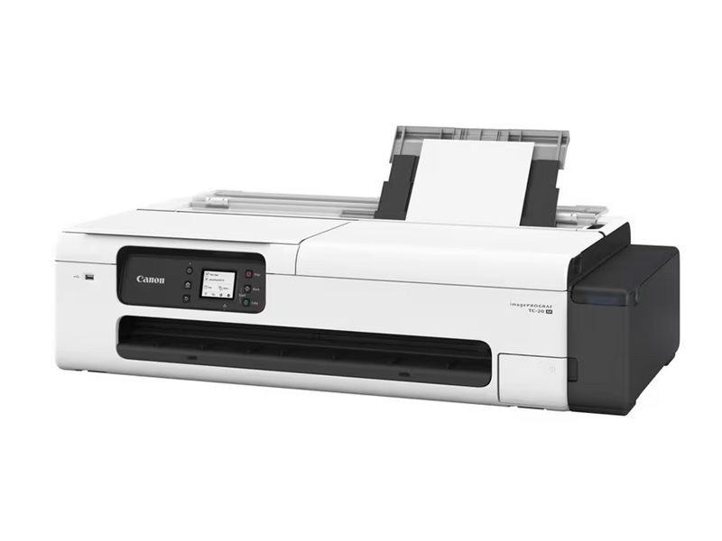 Canon imagePROGRAF TC-20M large-format printer colour Product shot Right-angle 79551