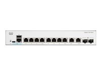 Cisco Catalyst 1200-8T-E-2G - switch - Gigabit Ethernet - 8 ports - smart - rack-mountable