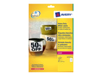 Avery Heavy Duty Laser Labels Film 99.1 x 67.7 mm 160etikette(r)