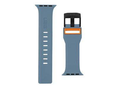 UAG Apple Watch Band 45mm/44mm/42mm, Series 7/6/5/4/3/2/1/SE Civilian Slate/Orange 