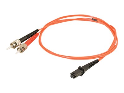 C2G 4m MTRJ-ST 62.5/125 OM1 Duplex Multimode PVC Fiber Optic Cable