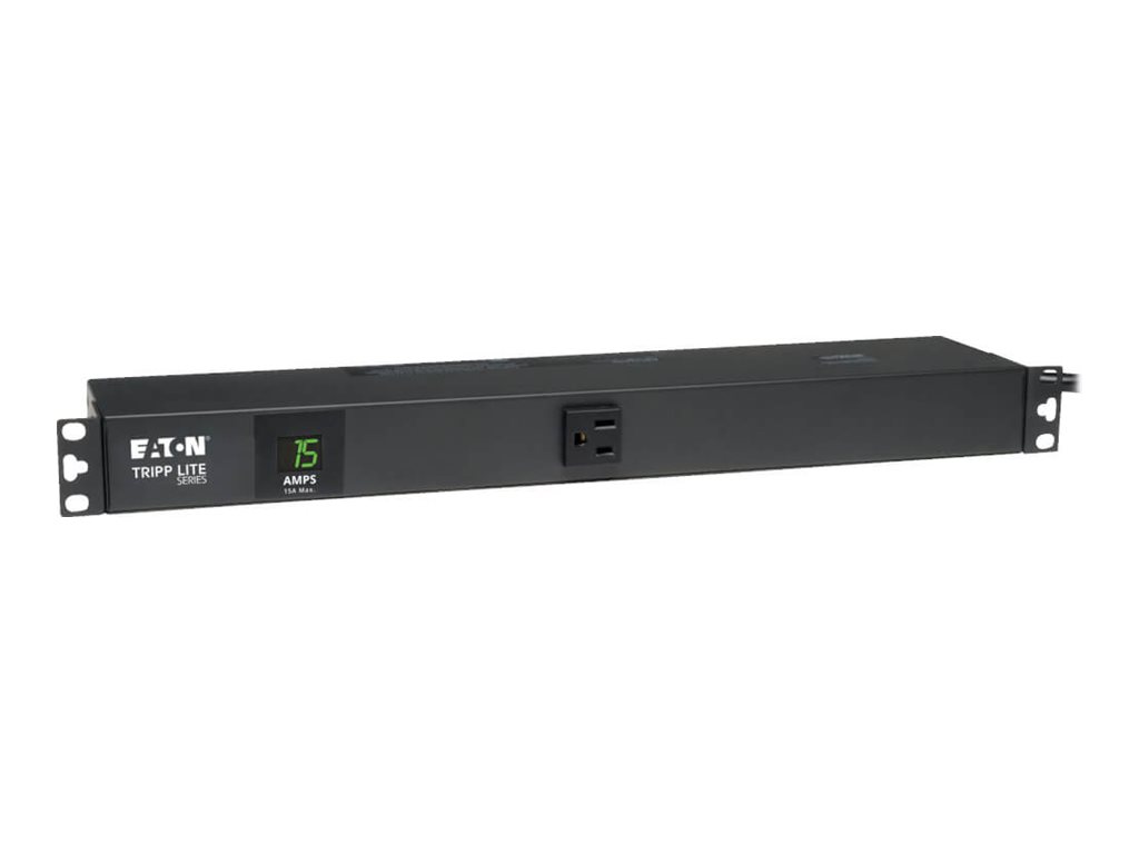 Tripp Lite PDU Metered 120V 15A 5-15R 13 Outlet 5-15P Horizontal 1U 6' Cord