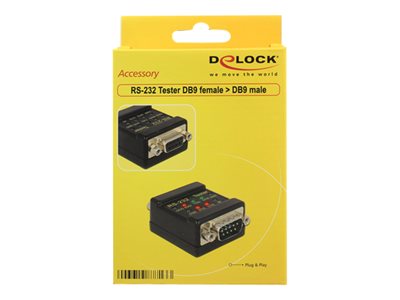 DELOCK RS-232 Tester DB9 -> DB9 Bu/St