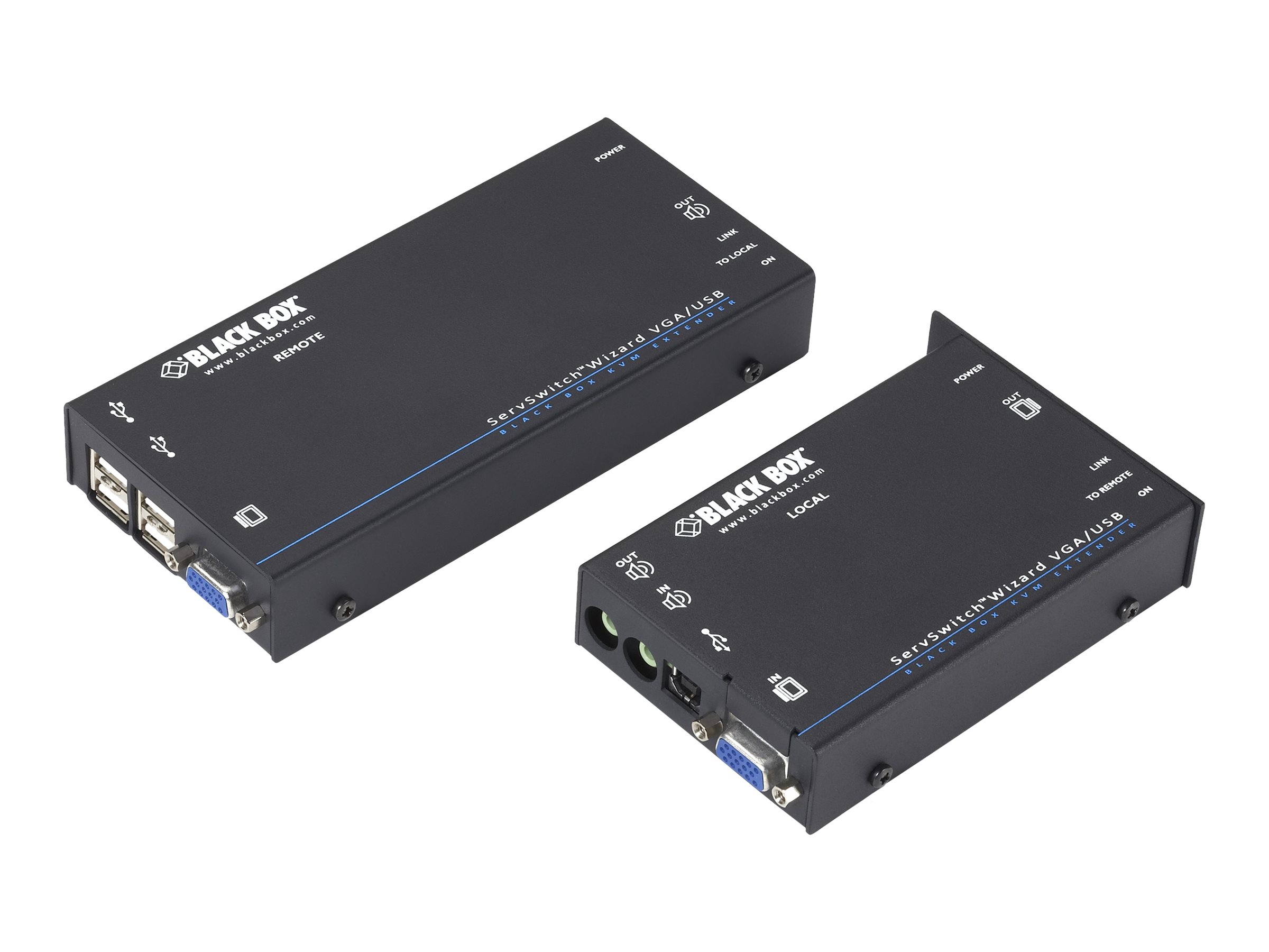 Black Box ServSwitch Wizard KVM USB Extender with Audio