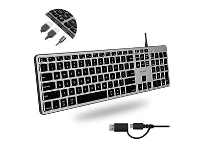 Macally - Keyboard - backlit