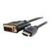 C2G 1m (3ft) HDMI to DVI Cable - Image 1: Main