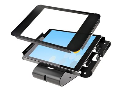 StarTech.com Secure Tablet Stand, Anti Theft Universal Tablet Holder for  Tablets up to 10.5%22, Lockable Tablet Stand for Desk/ K-Slot Compatible